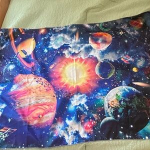 Vibrant Space-Themed Tapestry
